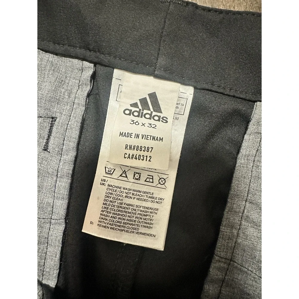 Adidas Men's Gold Black Pants‎ 34x32